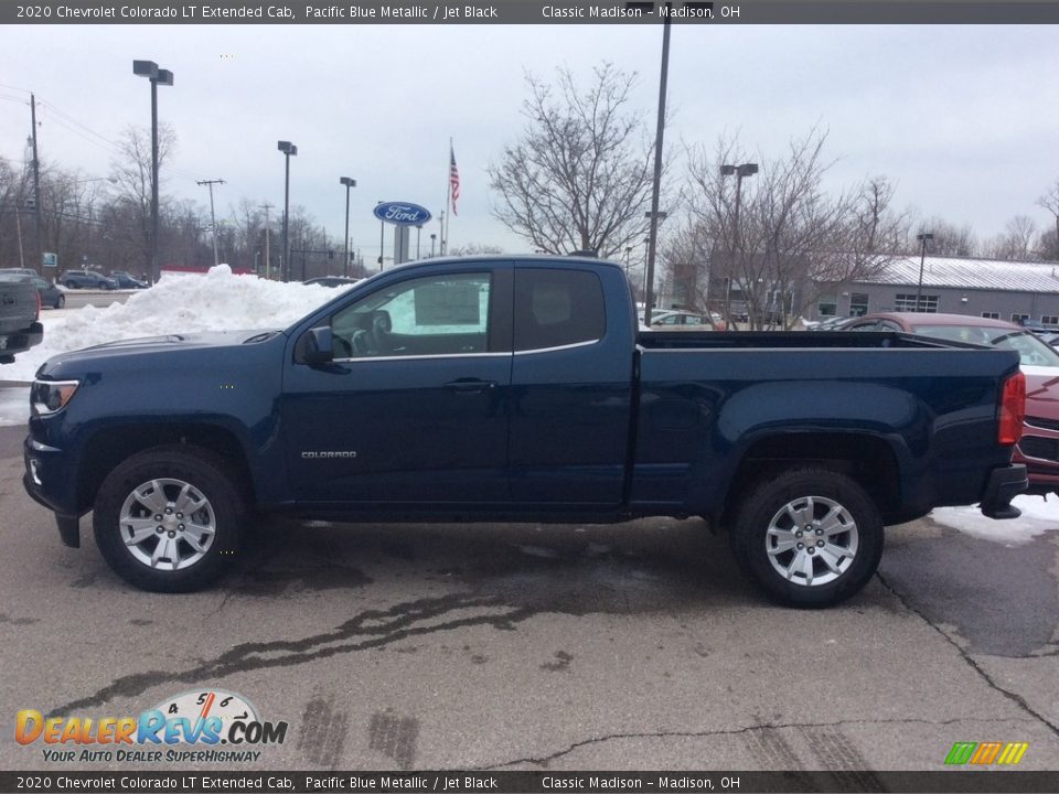 2020 Chevrolet Colorado LT Extended Cab Pacific Blue Metallic / Jet Black Photo #6