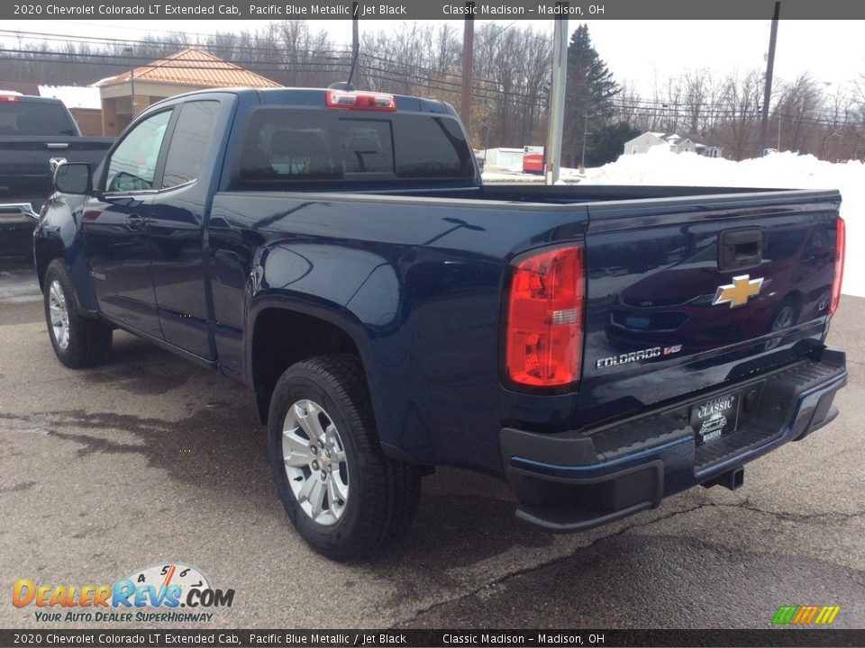 2020 Chevrolet Colorado LT Extended Cab Pacific Blue Metallic / Jet Black Photo #7