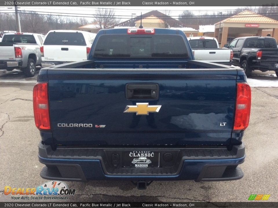 2020 Chevrolet Colorado LT Extended Cab Pacific Blue Metallic / Jet Black Photo #8