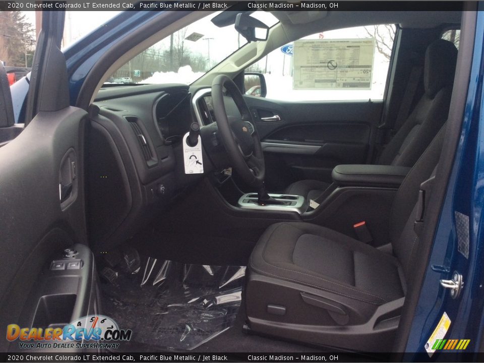 2020 Chevrolet Colorado LT Extended Cab Pacific Blue Metallic / Jet Black Photo #12