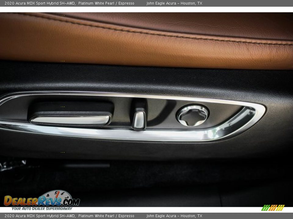 2020 Acura MDX Sport Hybrid SH-AWD Platinum White Pearl / Espresso Photo #13