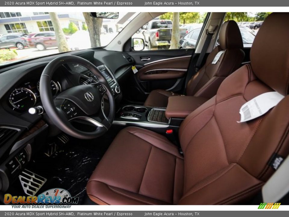Front Seat of 2020 Acura MDX Sport Hybrid SH-AWD Photo #16