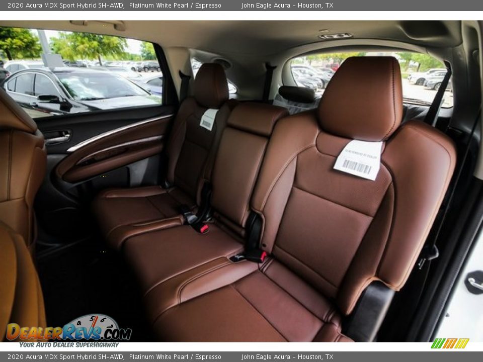 Rear Seat of 2020 Acura MDX Sport Hybrid SH-AWD Photo #18