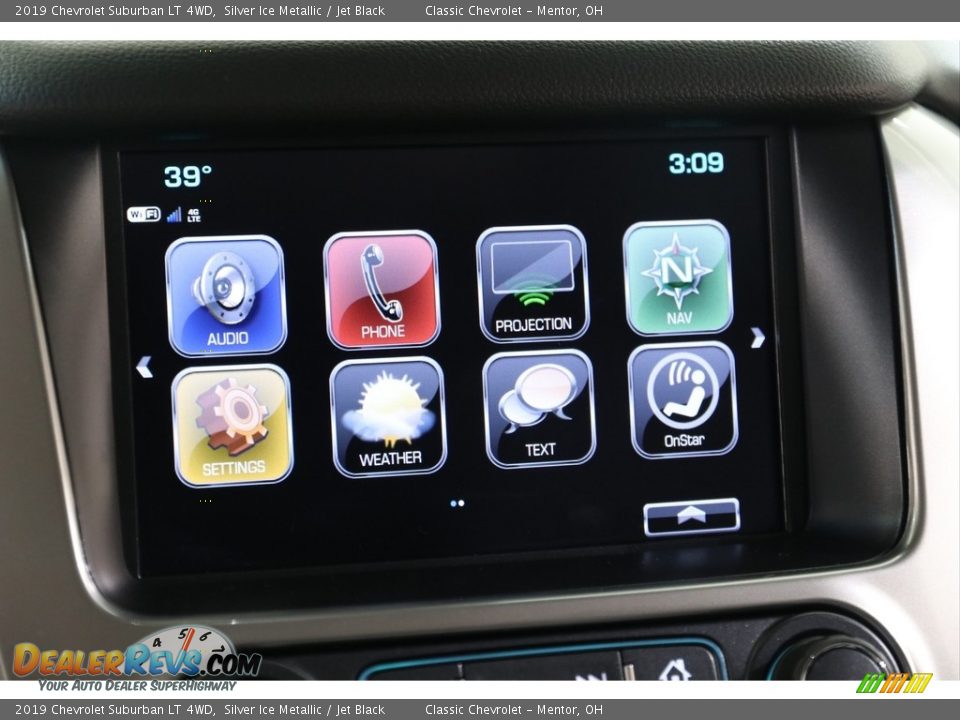 2019 Chevrolet Suburban LT 4WD Silver Ice Metallic / Jet Black Photo #10