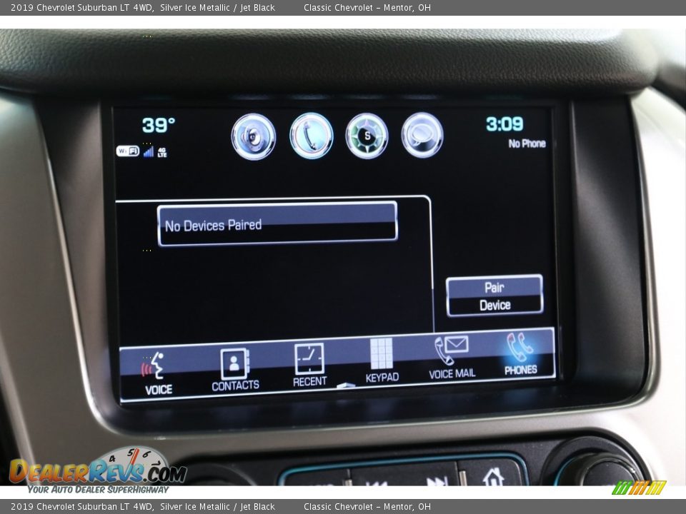 2019 Chevrolet Suburban LT 4WD Silver Ice Metallic / Jet Black Photo #12