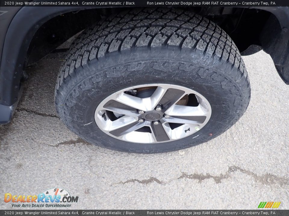 2020 Jeep Wrangler Unlimited Sahara 4x4 Granite Crystal Metallic / Black Photo #9