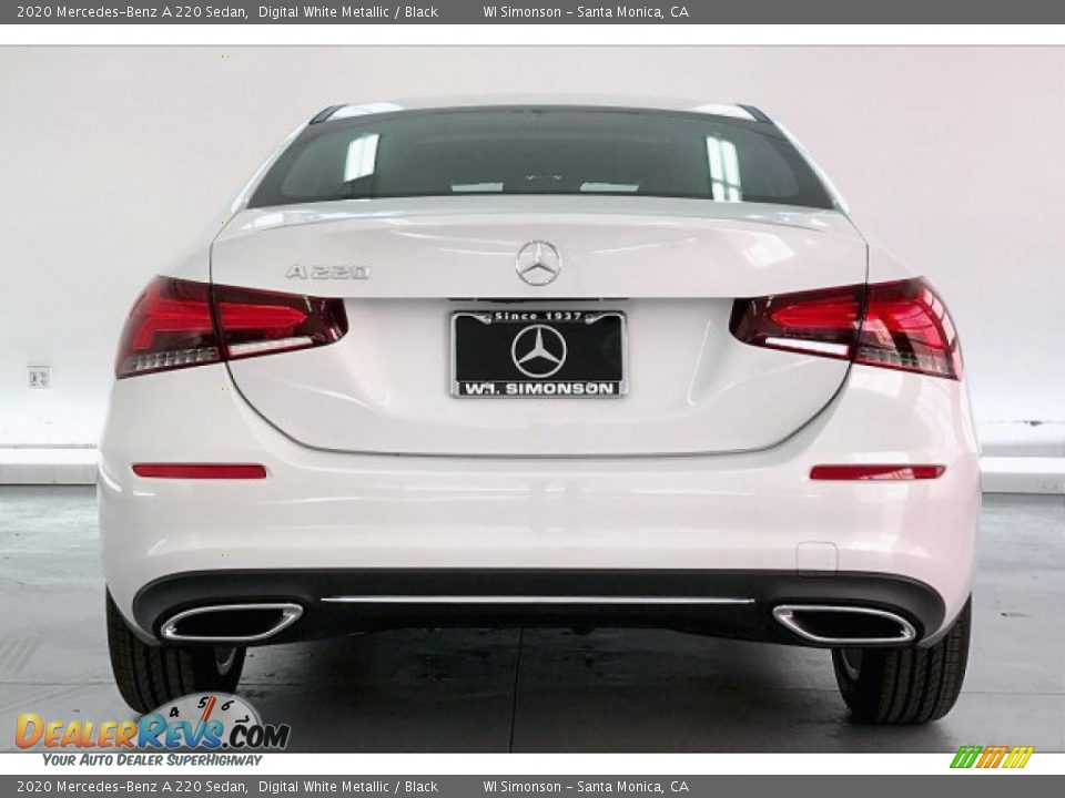 2020 Mercedes-Benz A 220 Sedan Digital White Metallic / Black Photo #3