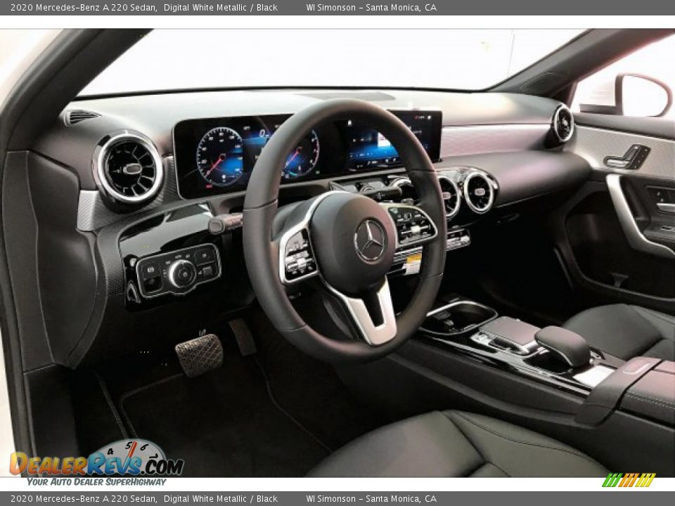 2020 Mercedes-Benz A 220 Sedan Digital White Metallic / Black Photo #4