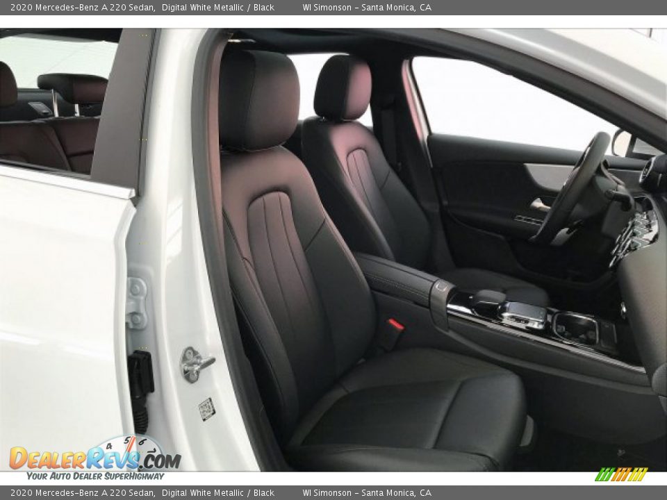 2020 Mercedes-Benz A 220 Sedan Digital White Metallic / Black Photo #5