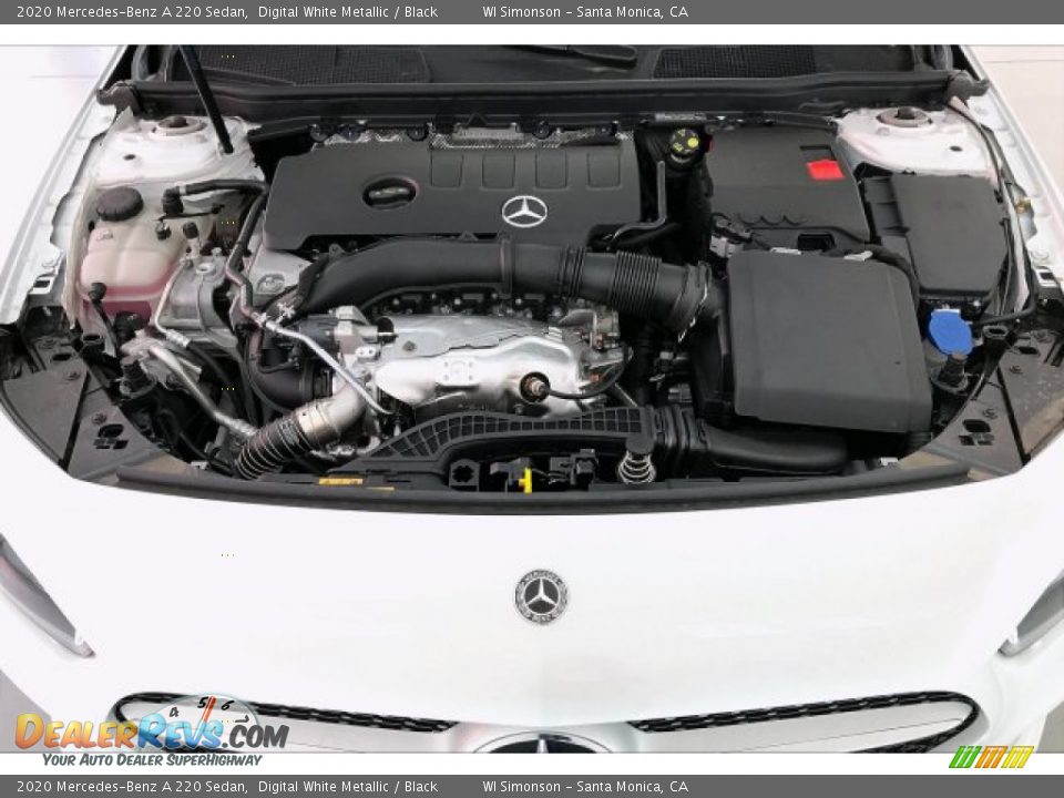 2020 Mercedes-Benz A 220 Sedan Digital White Metallic / Black Photo #8