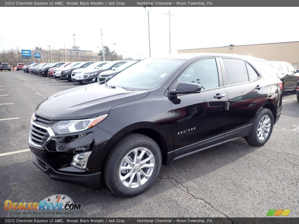 2020 Chevrolet Equinox LS AWD Mosaic Black Metallic / Ash Gray Photo #1