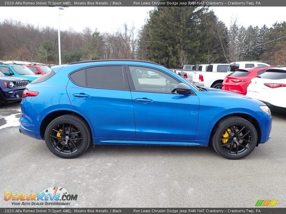 Misano Blue Metallic 2020 Alfa Romeo Stelvio TI Sport AWD Photo #7