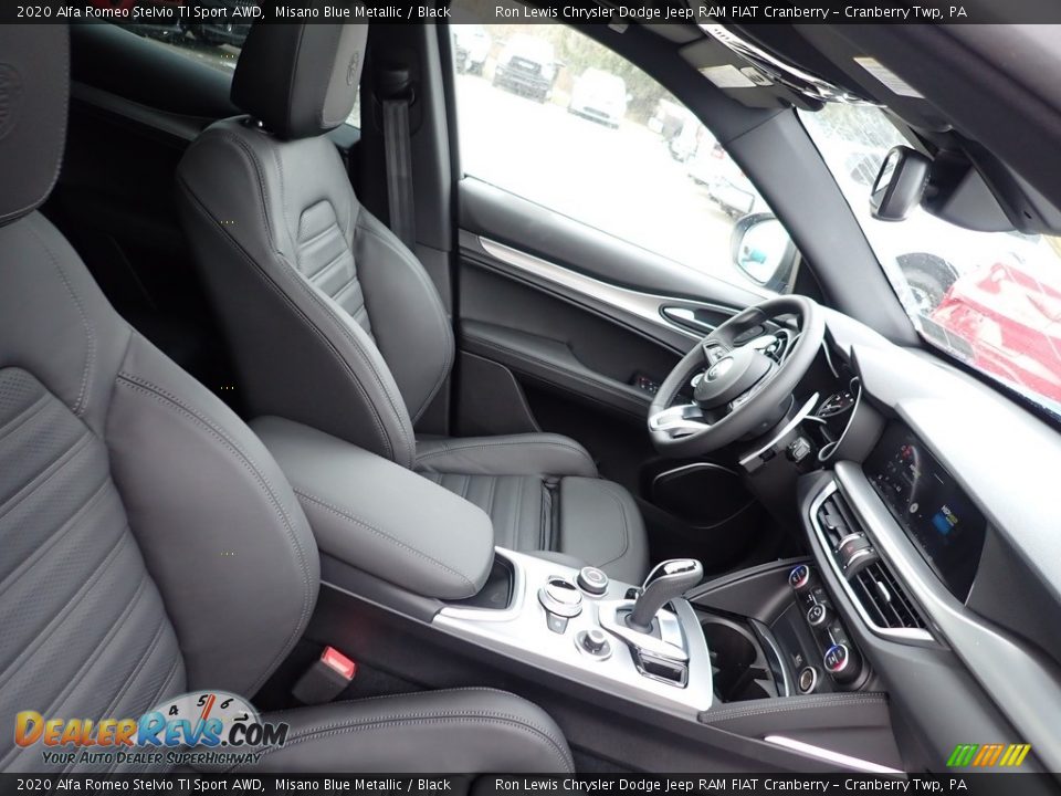 Front Seat of 2020 Alfa Romeo Stelvio TI Sport AWD Photo #10