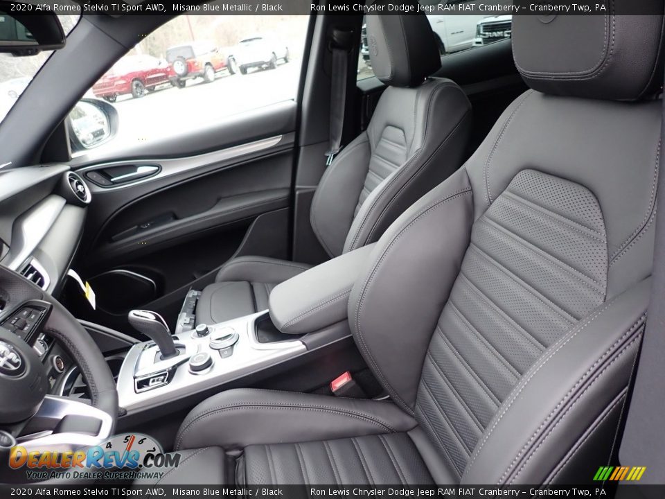 Black Interior - 2020 Alfa Romeo Stelvio TI Sport AWD Photo #14