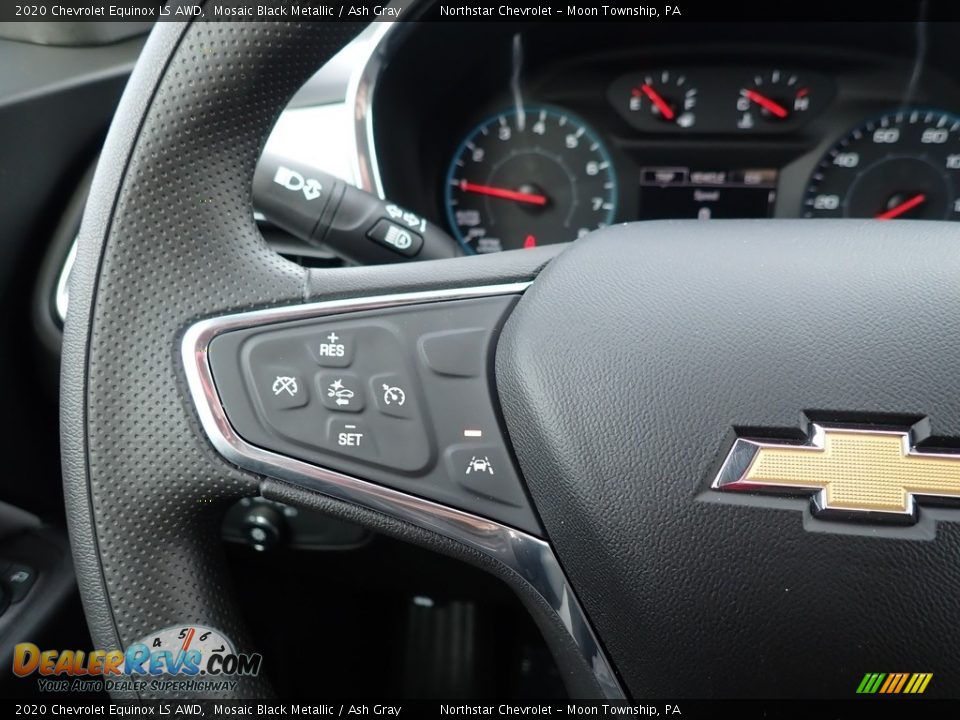 2020 Chevrolet Equinox LS AWD Mosaic Black Metallic / Ash Gray Photo #19