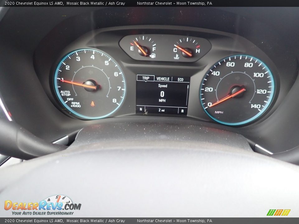 2020 Chevrolet Equinox LS AWD Mosaic Black Metallic / Ash Gray Photo #20
