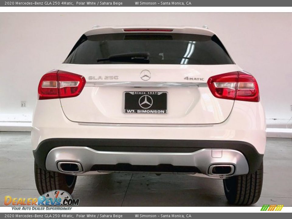 2020 Mercedes-Benz GLA 250 4Matic Polar White / Sahara Beige Photo #3