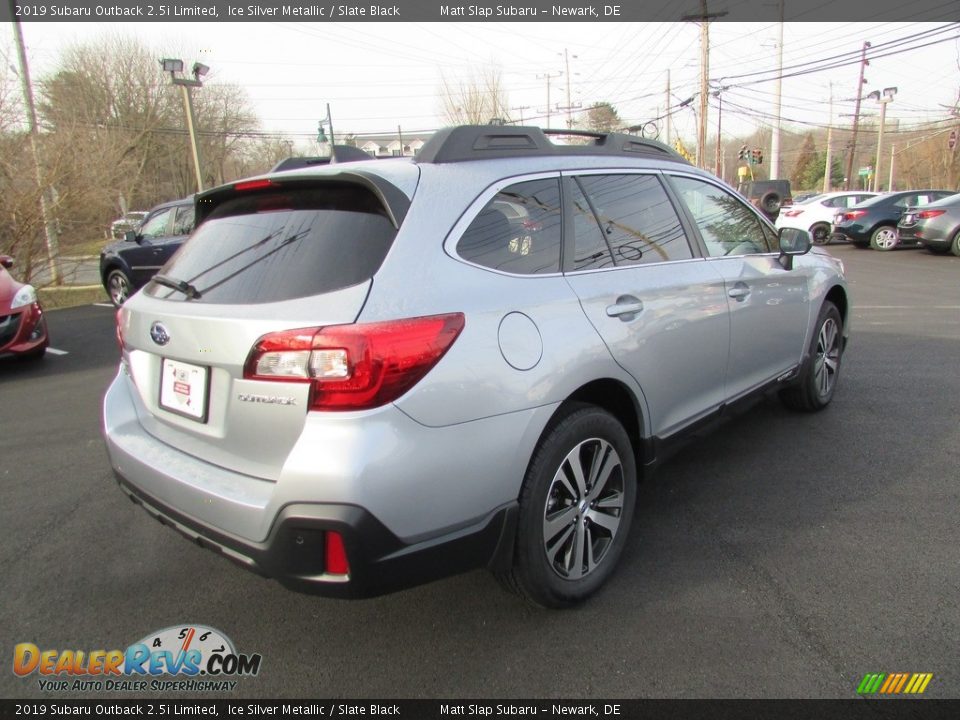 2019 Subaru Outback 2.5i Limited Ice Silver Metallic / Slate Black Photo #6