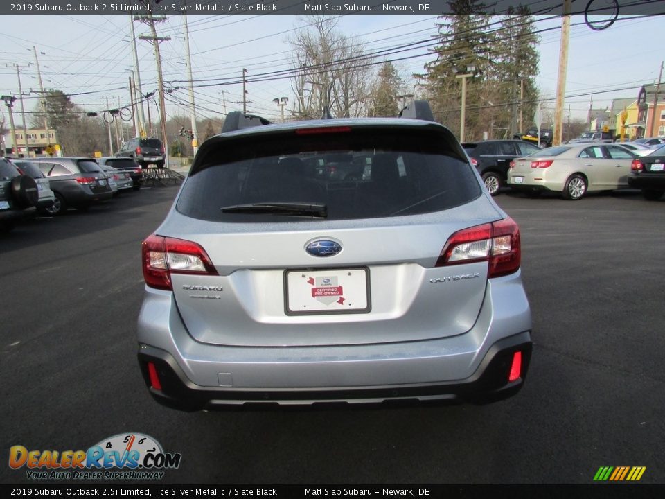 2019 Subaru Outback 2.5i Limited Ice Silver Metallic / Slate Black Photo #7