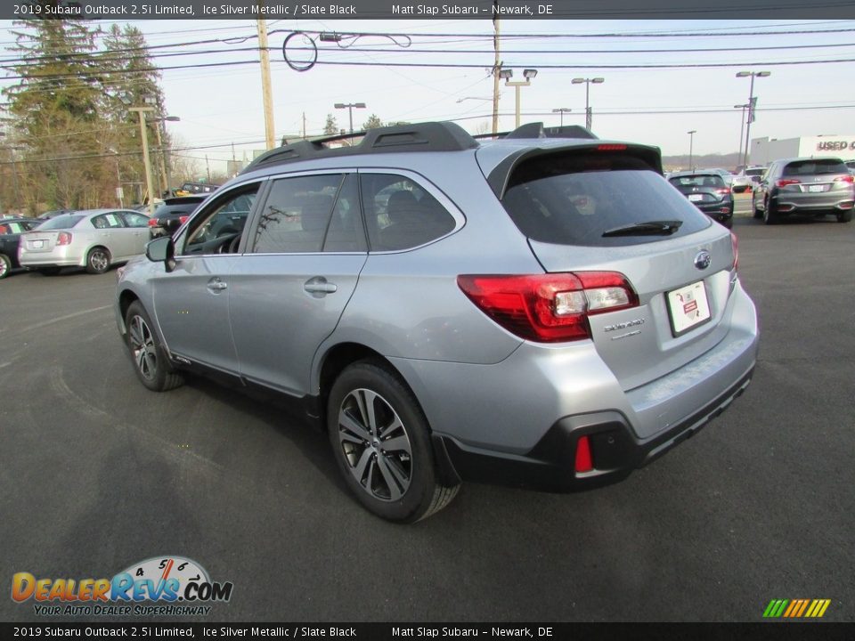 2019 Subaru Outback 2.5i Limited Ice Silver Metallic / Slate Black Photo #8