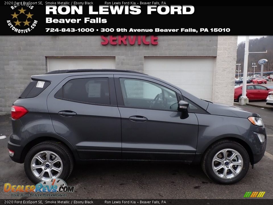 2020 Ford EcoSport SE Smoke Metallic / Ebony Black Photo #1