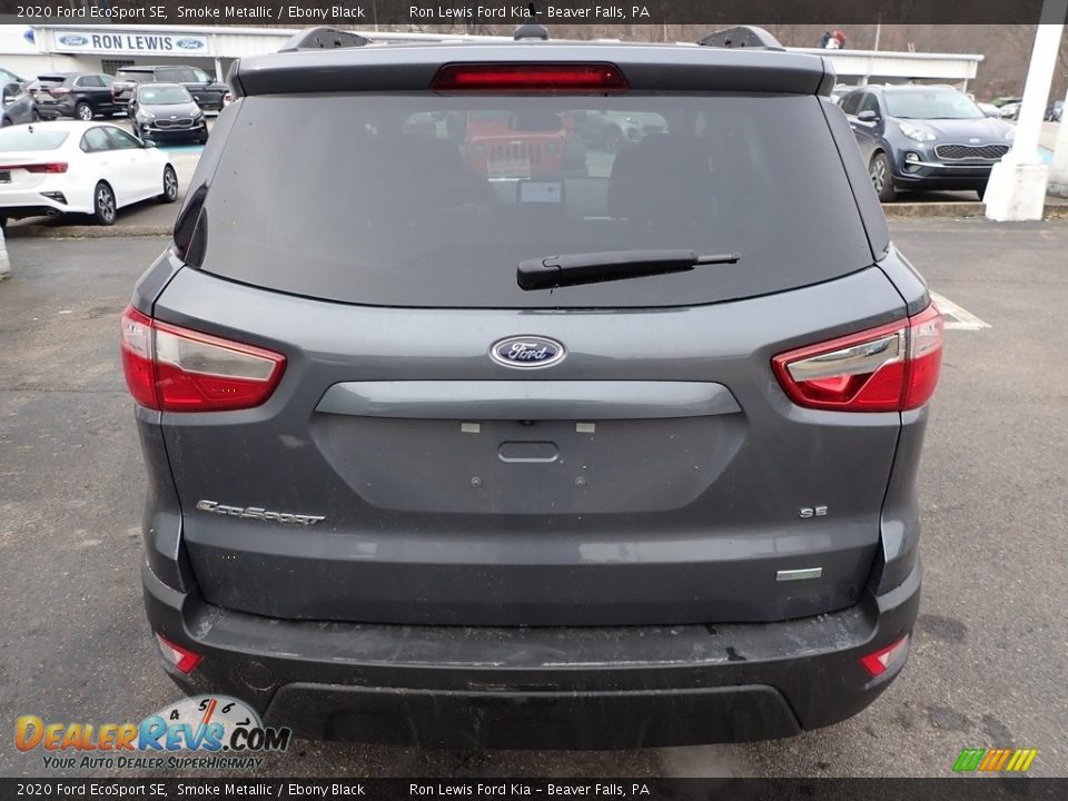 2020 Ford EcoSport SE Smoke Metallic / Ebony Black Photo #4