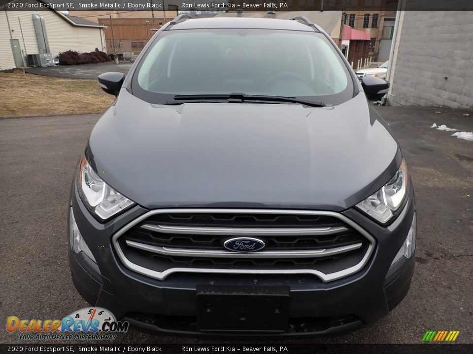 2020 Ford EcoSport SE Smoke Metallic / Ebony Black Photo #8