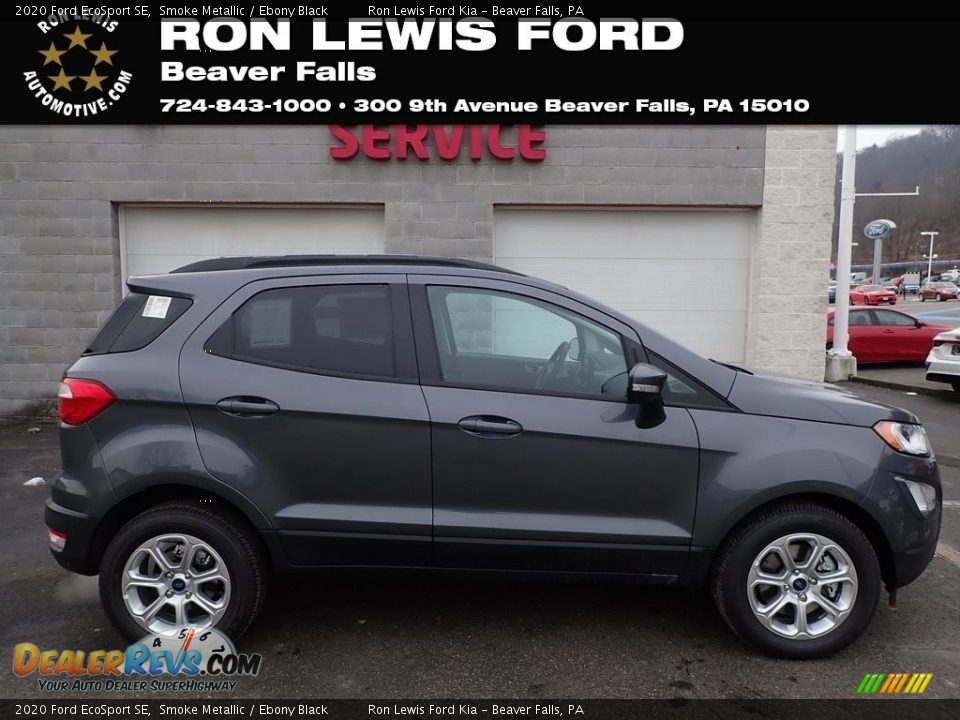 2020 Ford EcoSport SE Smoke Metallic / Ebony Black Photo #1