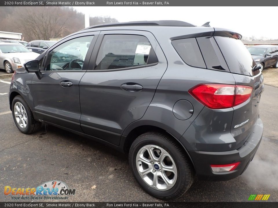 2020 Ford EcoSport SE Smoke Metallic / Ebony Black Photo #5