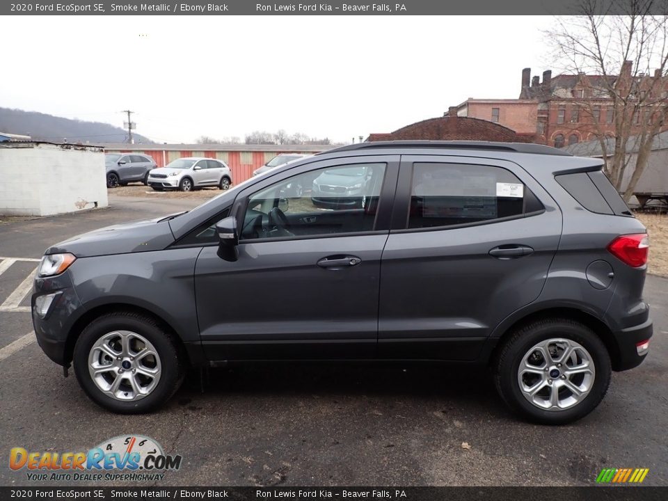 2020 Ford EcoSport SE Smoke Metallic / Ebony Black Photo #6