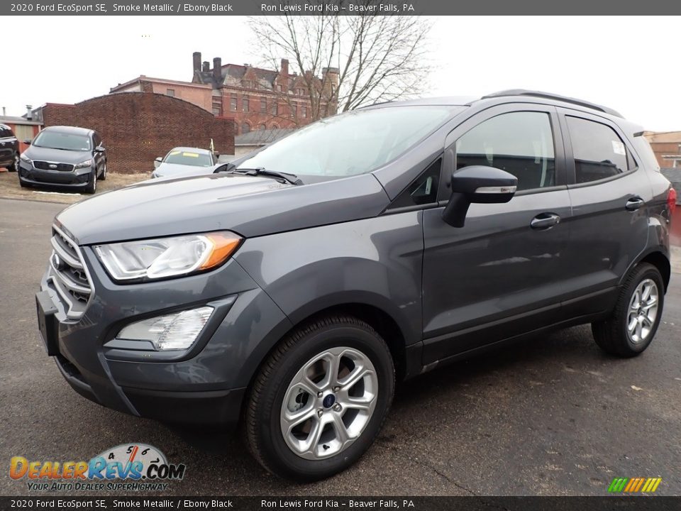 2020 Ford EcoSport SE Smoke Metallic / Ebony Black Photo #7