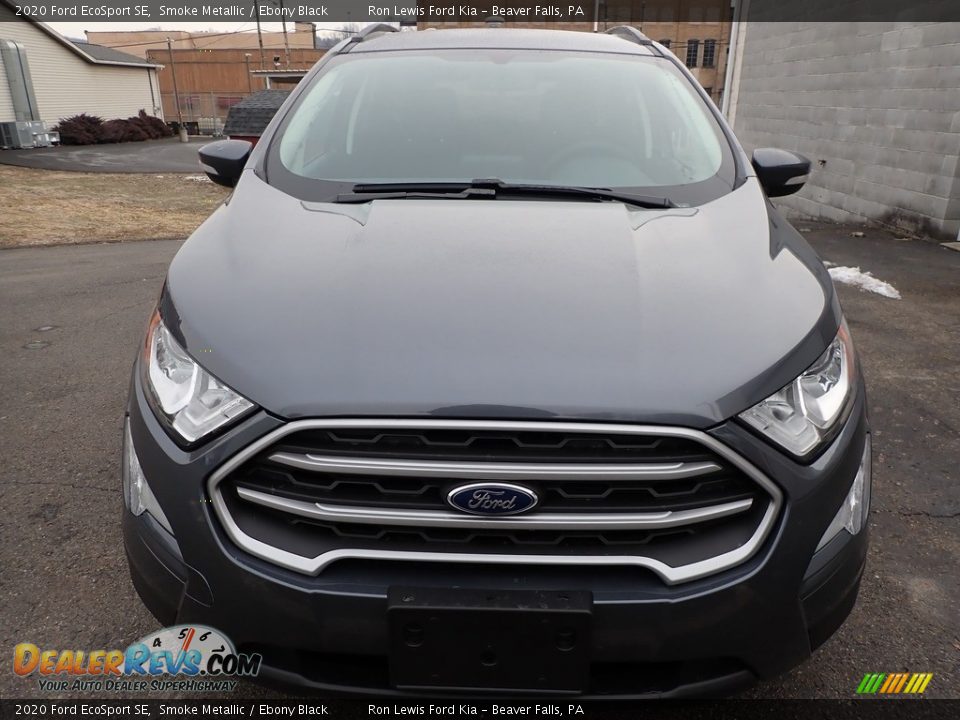 2020 Ford EcoSport SE Smoke Metallic / Ebony Black Photo #8