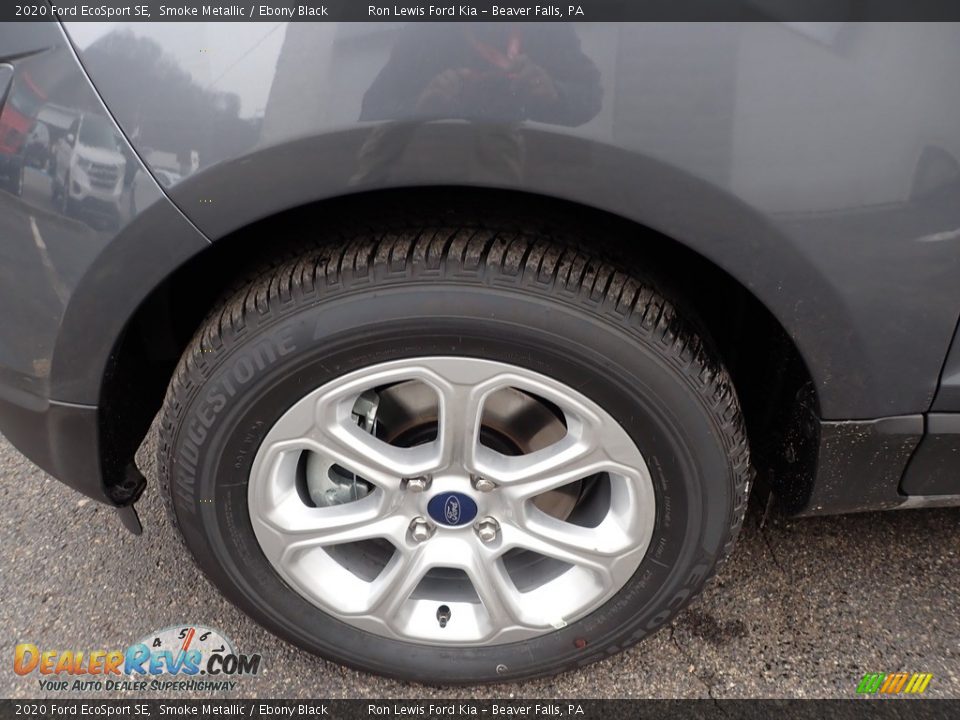 2020 Ford EcoSport SE Smoke Metallic / Ebony Black Photo #10