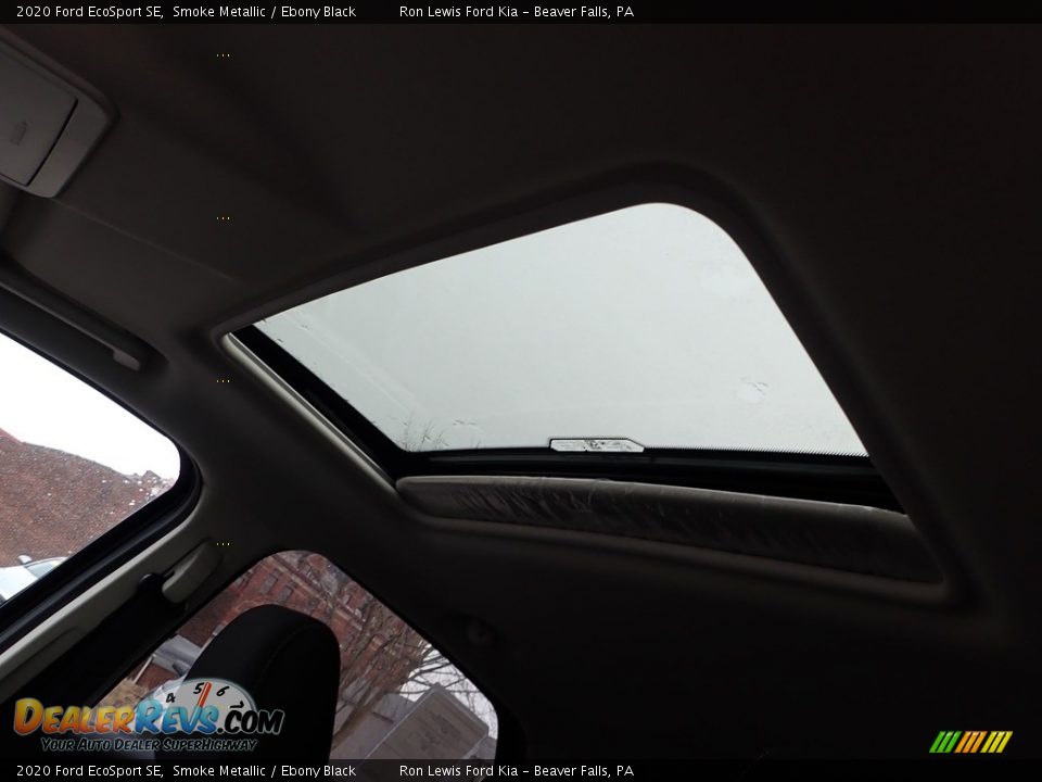 2020 Ford EcoSport SE Smoke Metallic / Ebony Black Photo #11