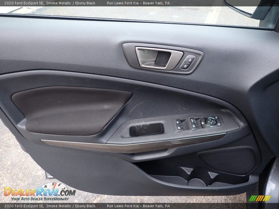 2020 Ford EcoSport SE Smoke Metallic / Ebony Black Photo #17