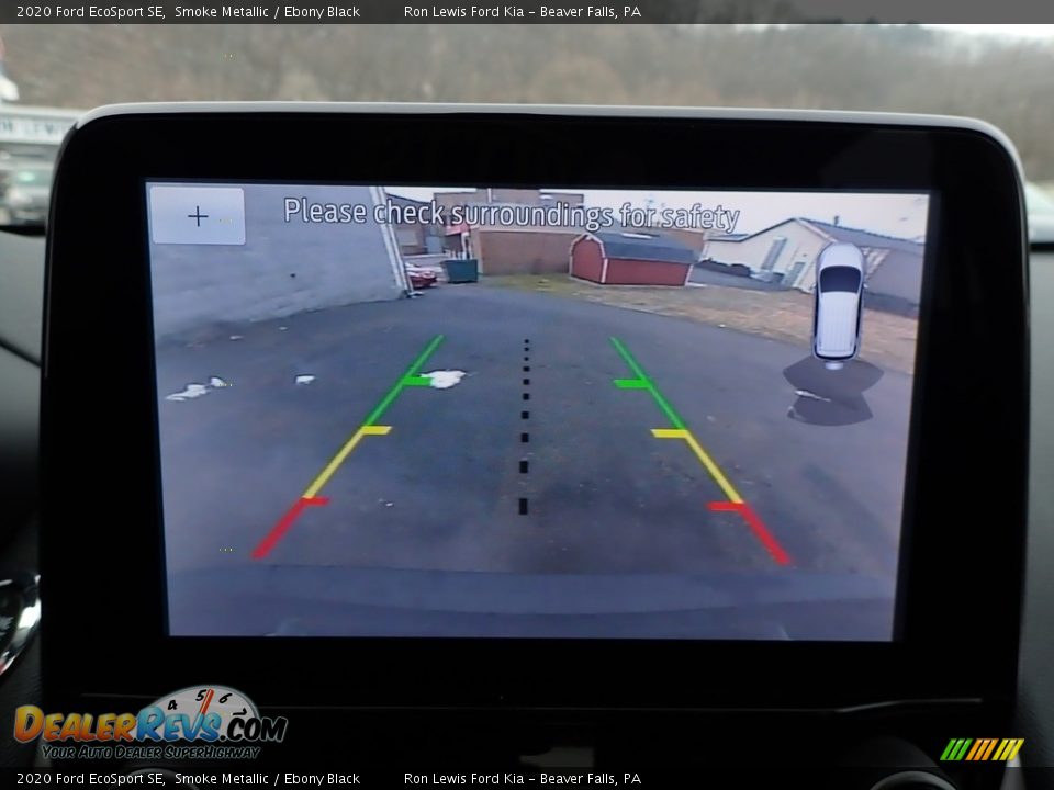 2020 Ford EcoSport SE Smoke Metallic / Ebony Black Photo #19