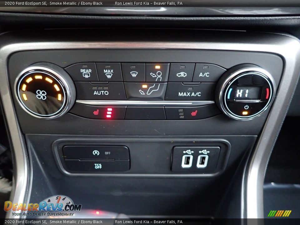 2020 Ford EcoSport SE Smoke Metallic / Ebony Black Photo #20