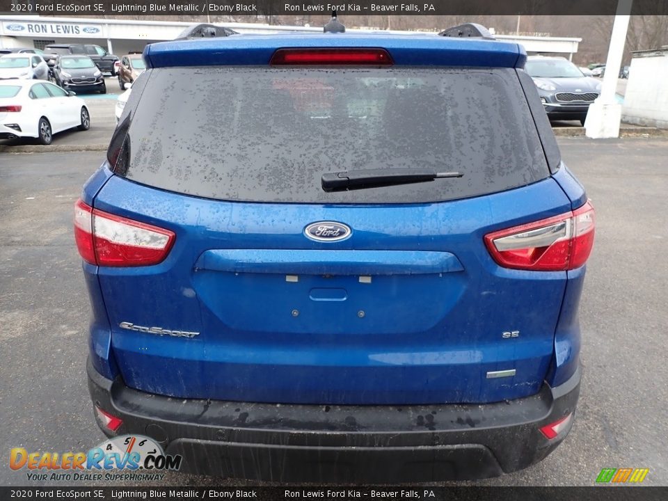 2020 Ford EcoSport SE Lightning Blue Metallic / Ebony Black Photo #4