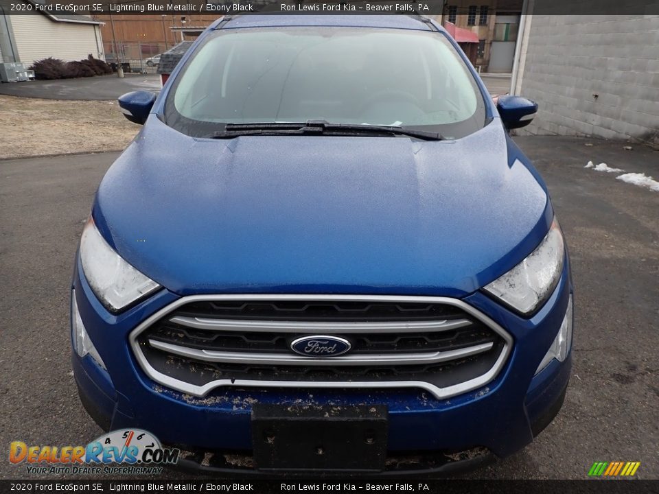 2020 Ford EcoSport SE Lightning Blue Metallic / Ebony Black Photo #8