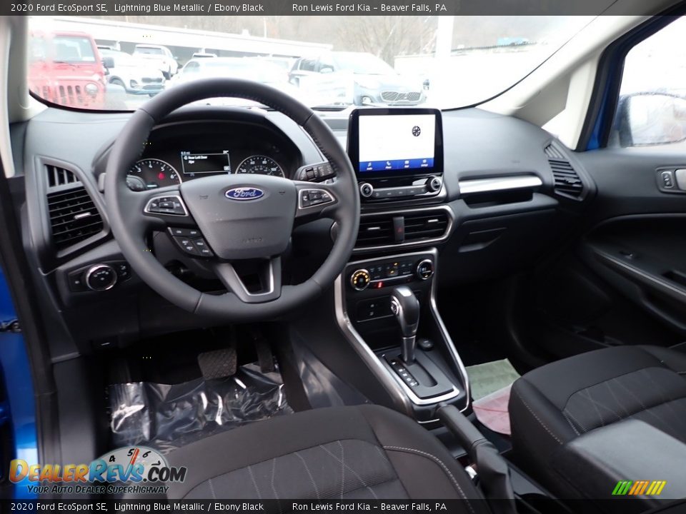 Ebony Black Interior - 2020 Ford EcoSport SE Photo #16