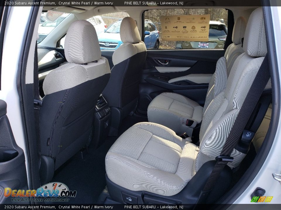 2020 Subaru Ascent Premium Crystal White Pearl / Warm Ivory Photo #6