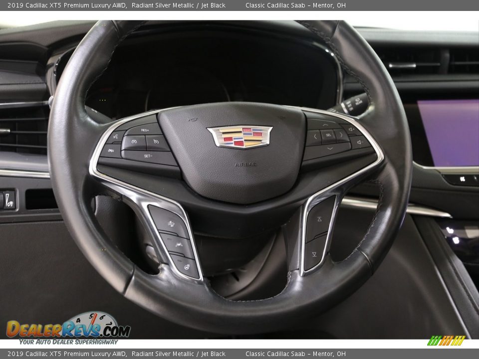2019 Cadillac XT5 Premium Luxury AWD Radiant Silver Metallic / Jet Black Photo #7