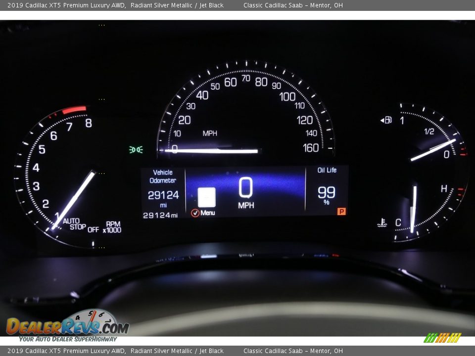 2019 Cadillac XT5 Premium Luxury AWD Radiant Silver Metallic / Jet Black Photo #8