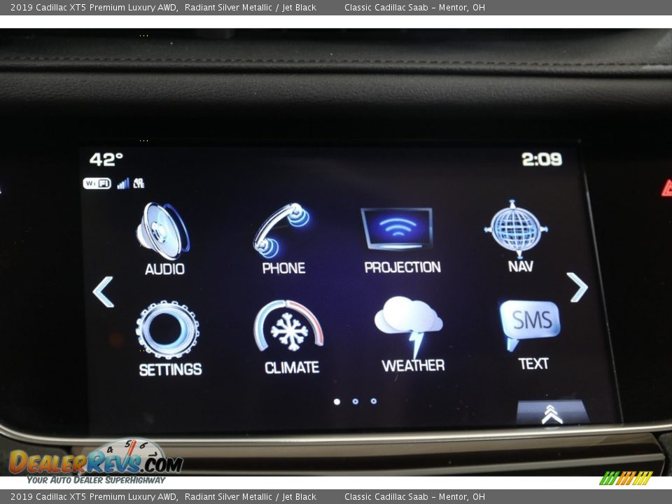 2019 Cadillac XT5 Premium Luxury AWD Radiant Silver Metallic / Jet Black Photo #10