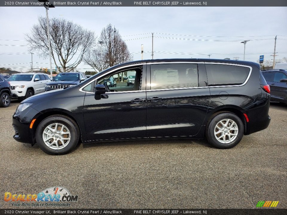 2020 Chrysler Voyager LX Brilliant Black Crystal Pearl / Alloy/Black Photo #3