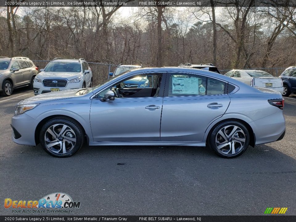 2020 Subaru Legacy 2.5i Limited Ice Silver Metallic / Titanium Gray Photo #3