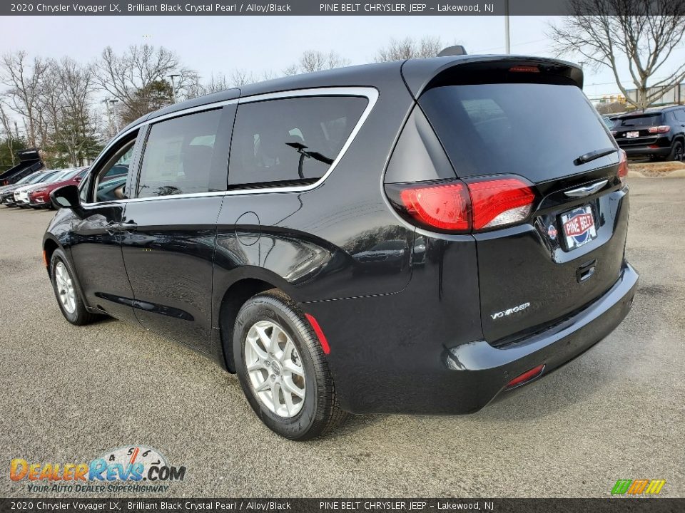 2020 Chrysler Voyager LX Brilliant Black Crystal Pearl / Alloy/Black Photo #4