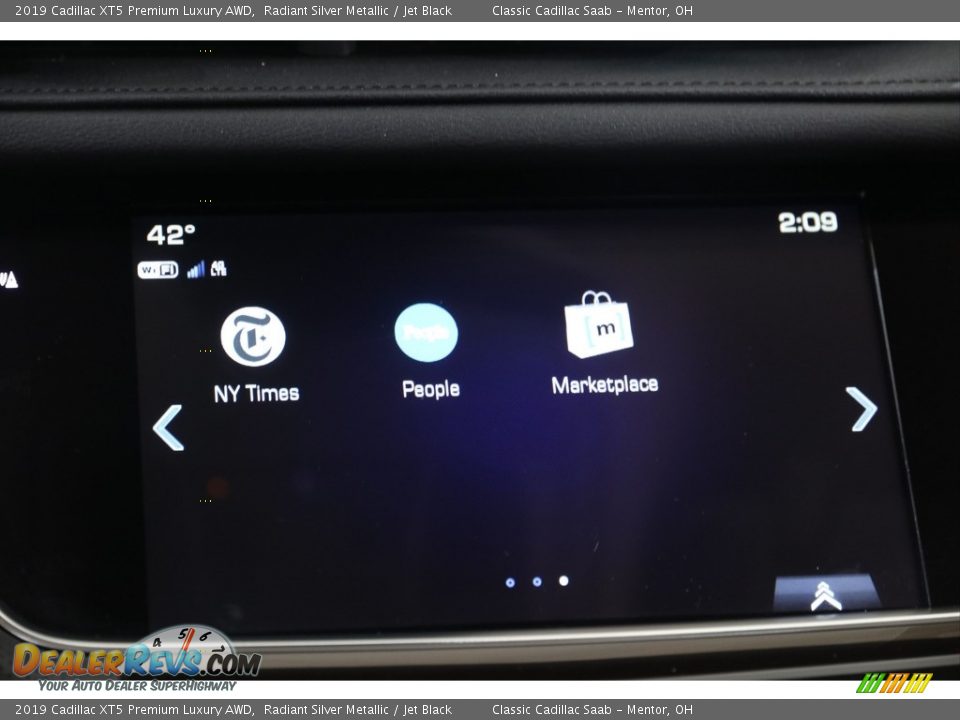 2019 Cadillac XT5 Premium Luxury AWD Radiant Silver Metallic / Jet Black Photo #12