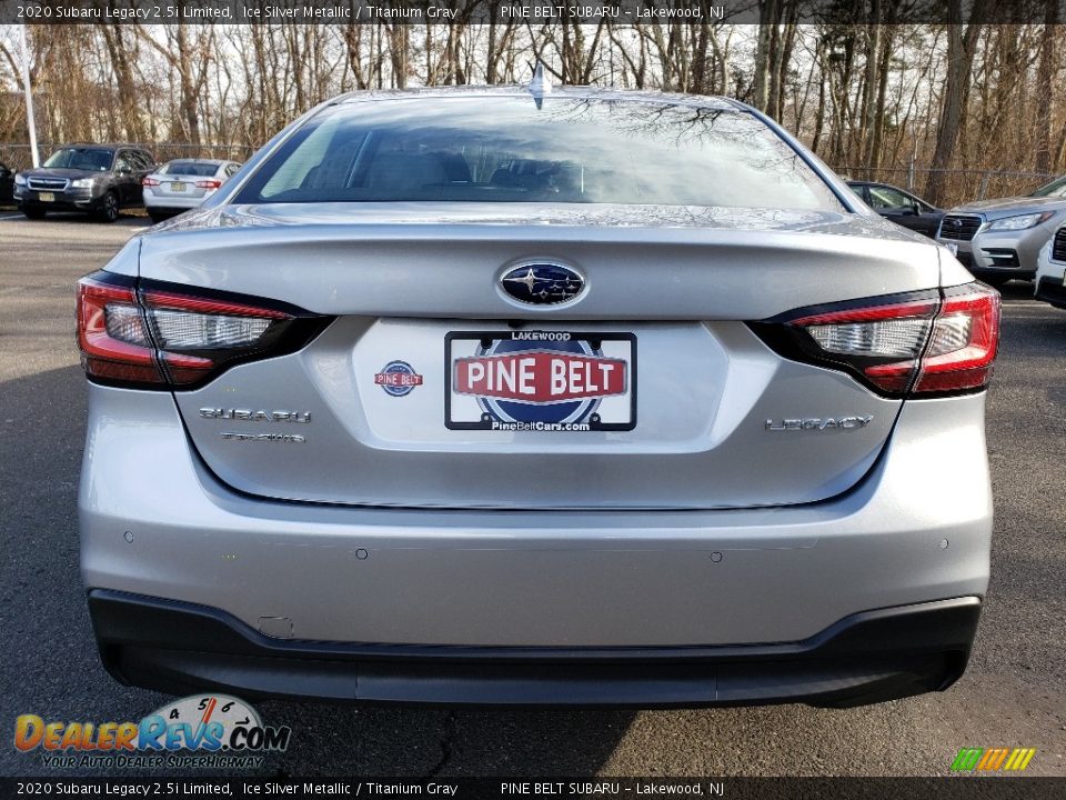 2020 Subaru Legacy 2.5i Limited Ice Silver Metallic / Titanium Gray Photo #5