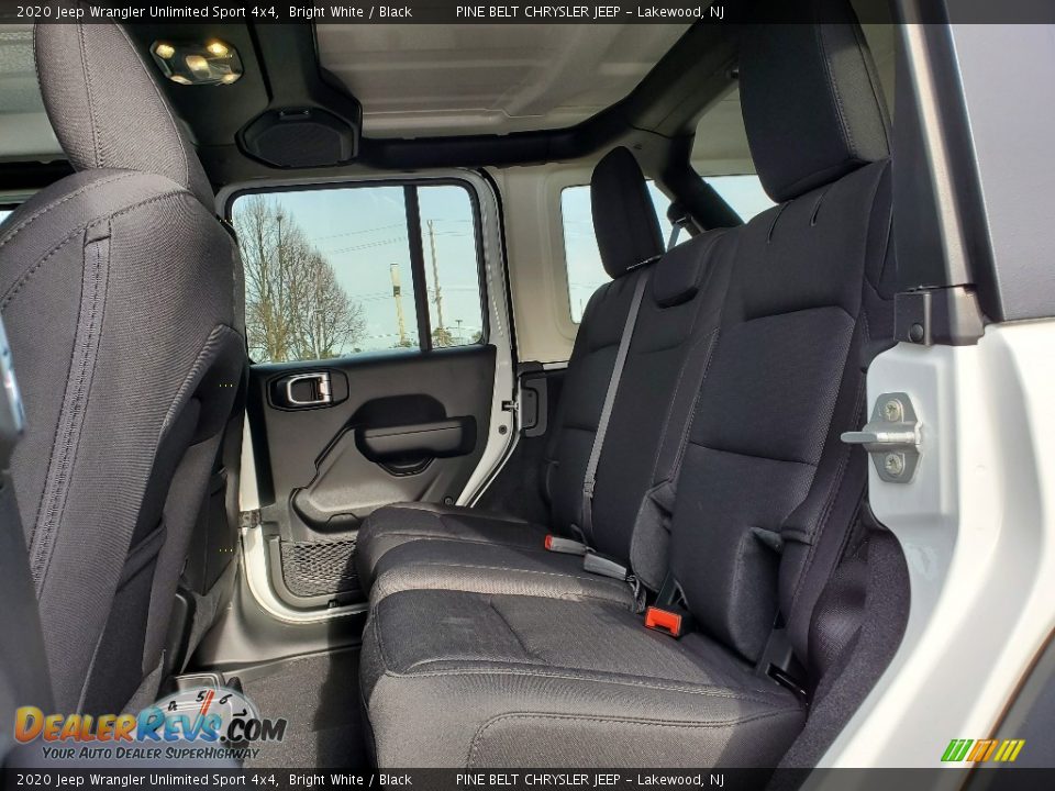 2020 Jeep Wrangler Unlimited Sport 4x4 Bright White / Black Photo #6